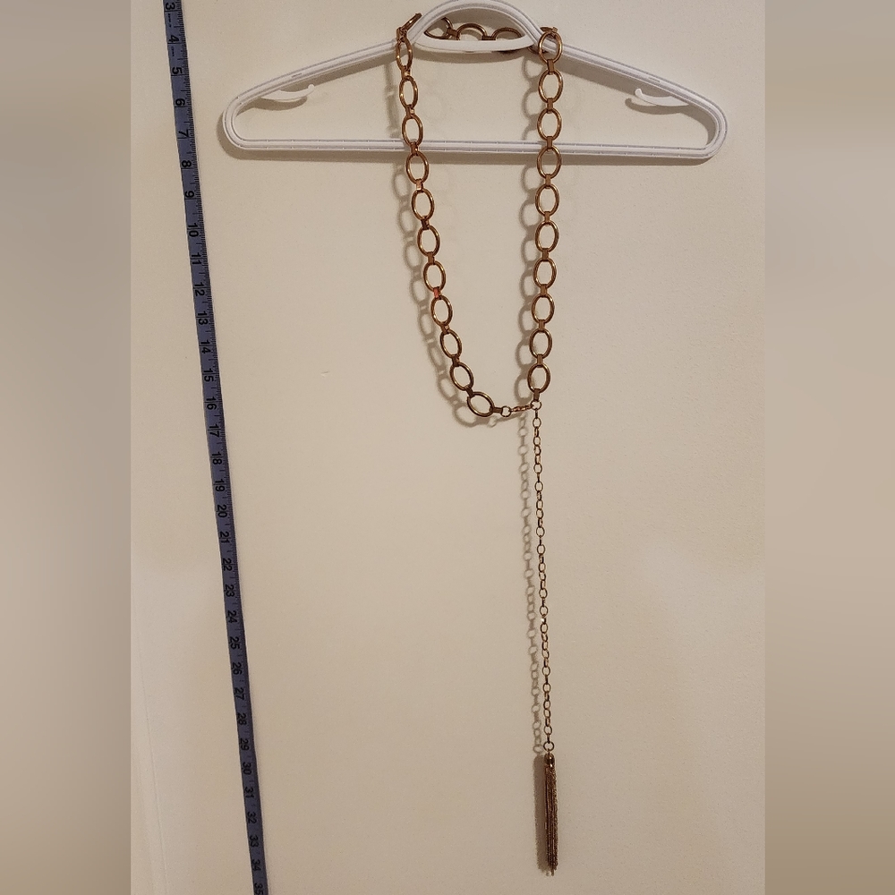 Gold chain belt